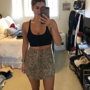 Leopard Brandy Melville skirt